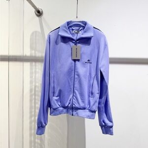 🚩steal authentic Balenciaga Women’s Lavender Track Jacket